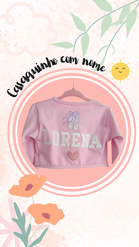 Casaquinho Ballet Transpassar Personalizado