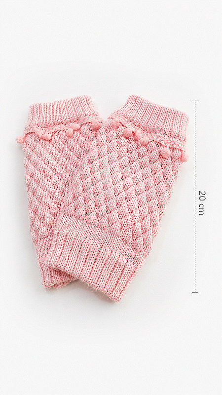 Polaina Ballet Infantil Pompons