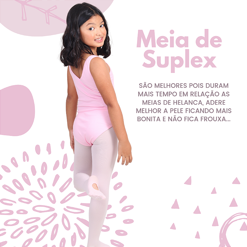 Meia Ballet Suplex Conversível