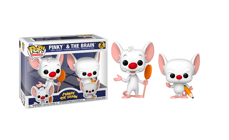 Animaniacs POP! Television Vinyl Figures 2-Pack Pinky & The Brain 9 cm | Funko | Animaniacs Animaniacs POP! Television Vinyl Figures 2-Pack Pinky & The Brain 9 cm | Funko | Animaniacs