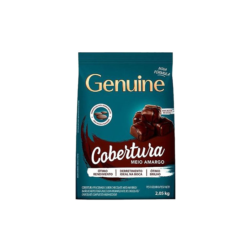 Cobertura Gotas Genuine Meio Amargo Cargill 2,05KG - Ameripan ...