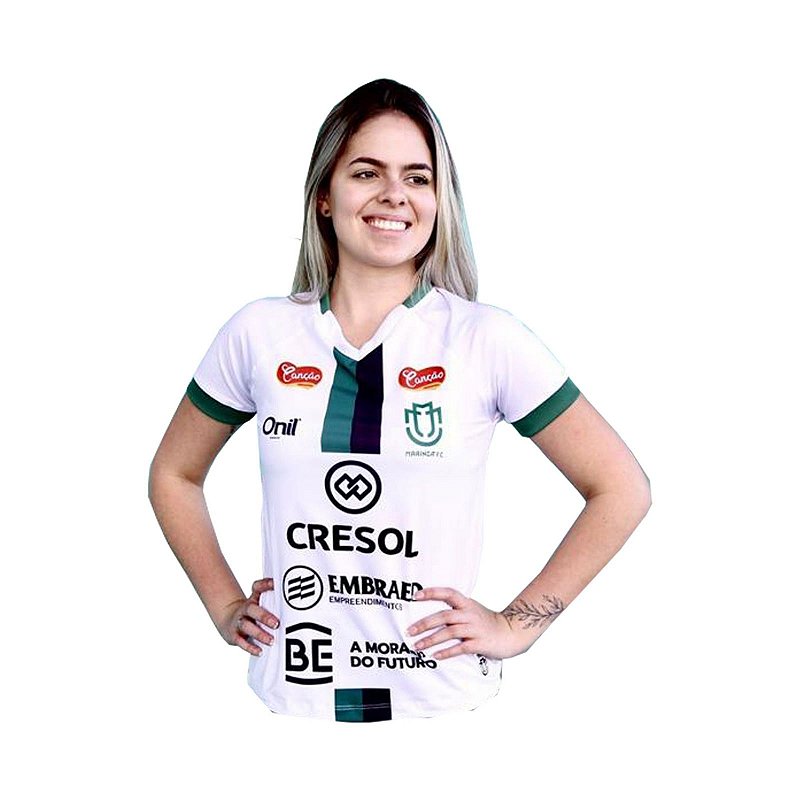 CAMISA MARINGÁ FC FEMININA 2024 - VERDE - MFC Store - A Loja