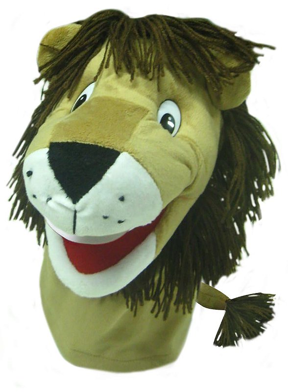 Fantoche Leão - Animais Selvagens - Amo Fantoches