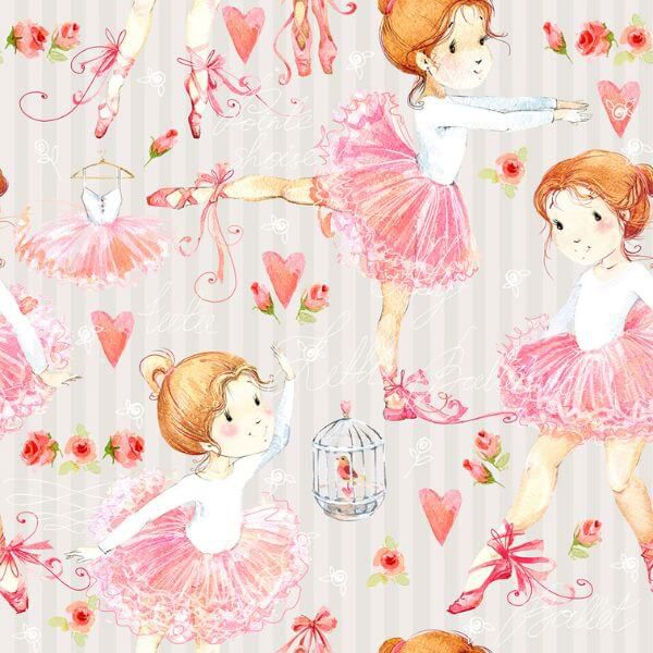 Papel de Parede Baby Bailarina