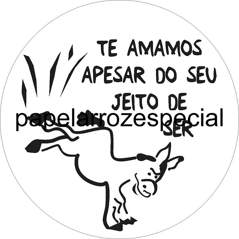 COICE DE MULA 001 19 CM - PAPEL ARROZ ESPECIAL