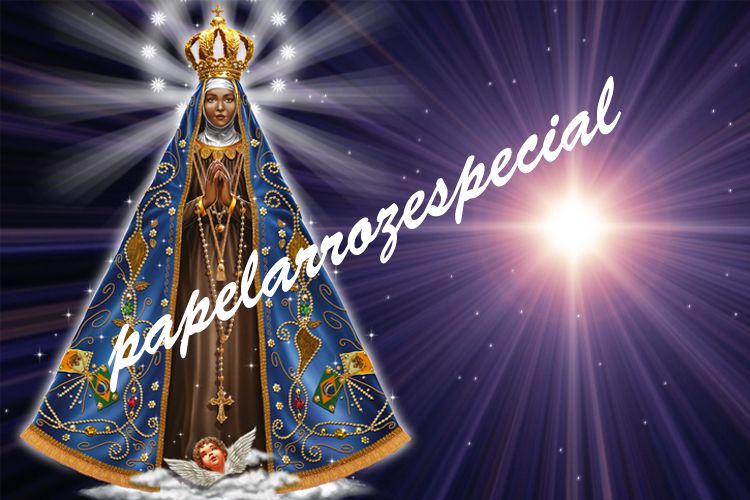 NOSSA SENHORA APARECIDA 006 A4 - PAPEL ARROZ ESPECIAL