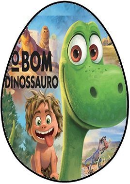 OVO COLHER O BOM DINOSSAURO 001 (02 UNIDADES) 250G - PAPEL 