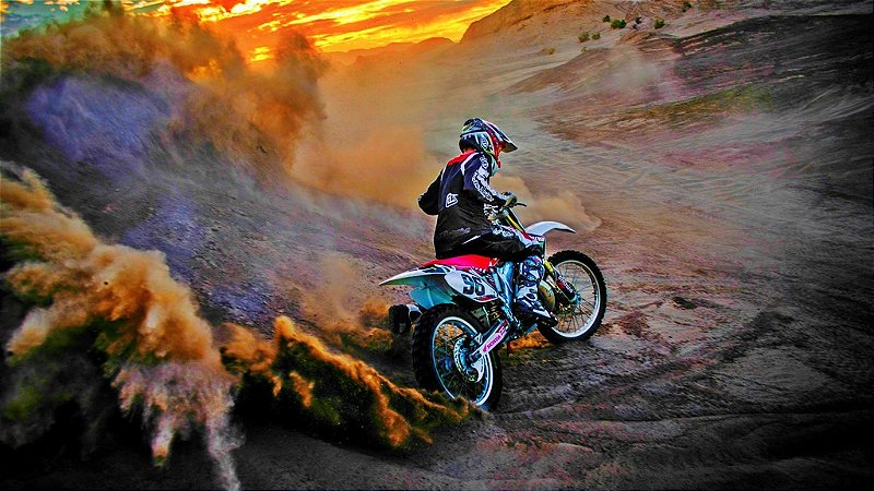 Topo De Bolo Motocross Feminino 00 - Arquivo Digital