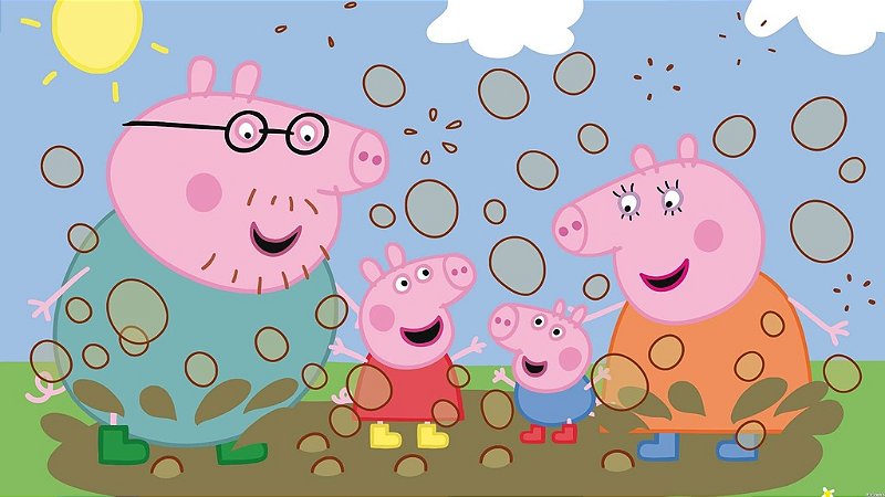 Wallpaper fundo peppa pig