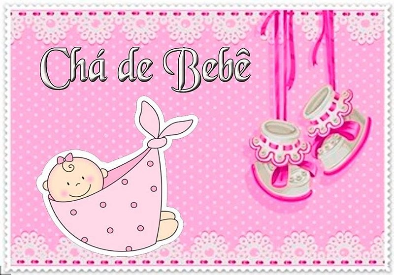CHÁ DE BEBE 015 A4 - PAPEL ARROZ ESPECIAL