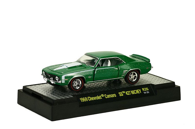 Chevrolet: Camaro SS 427 Nickey (1969) - 1:64 - Minicars Brasil