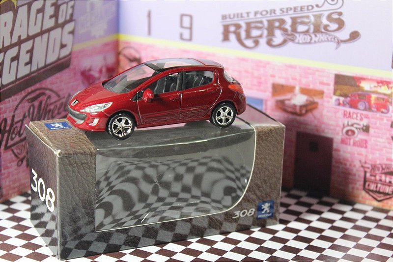 Peugeot 308 - 1/64 - Minicars Brasil