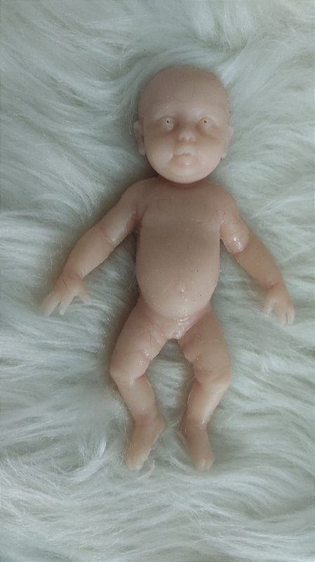 Mini Bebê Reborn Silicone Sólido Completo *Amandinha* A PRONTA ENTREGA -  Ana Reborn - Transformando Seu Sonho em Realidade !