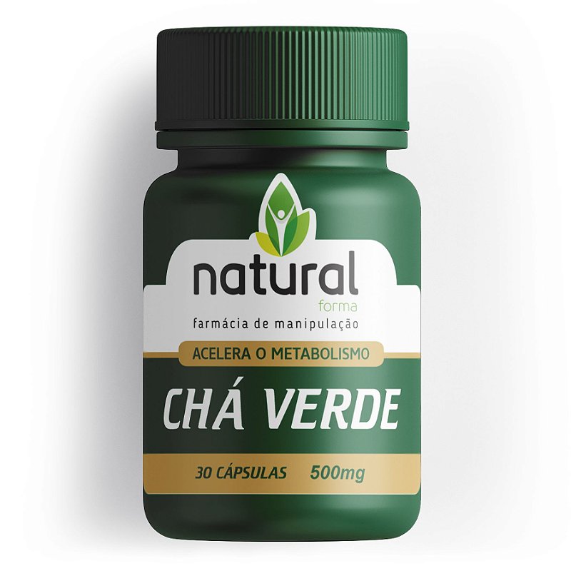 Chá Verde 500MG - Natural Forma | Farmácia de Manipulação Online