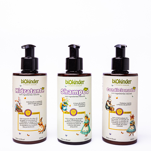 KIT Linha BIO - Shampoo + Condicionador + Hidratante