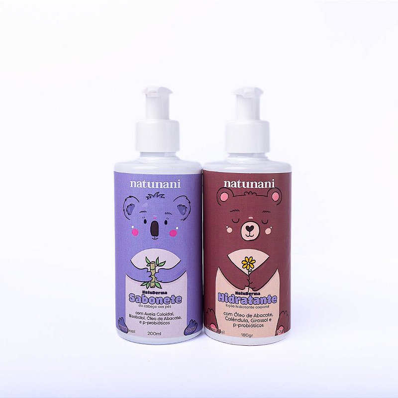 Kit Toque Suave - Loção Probiótica Hidratante 200ml + Sabonete Banho de Coala 200ml