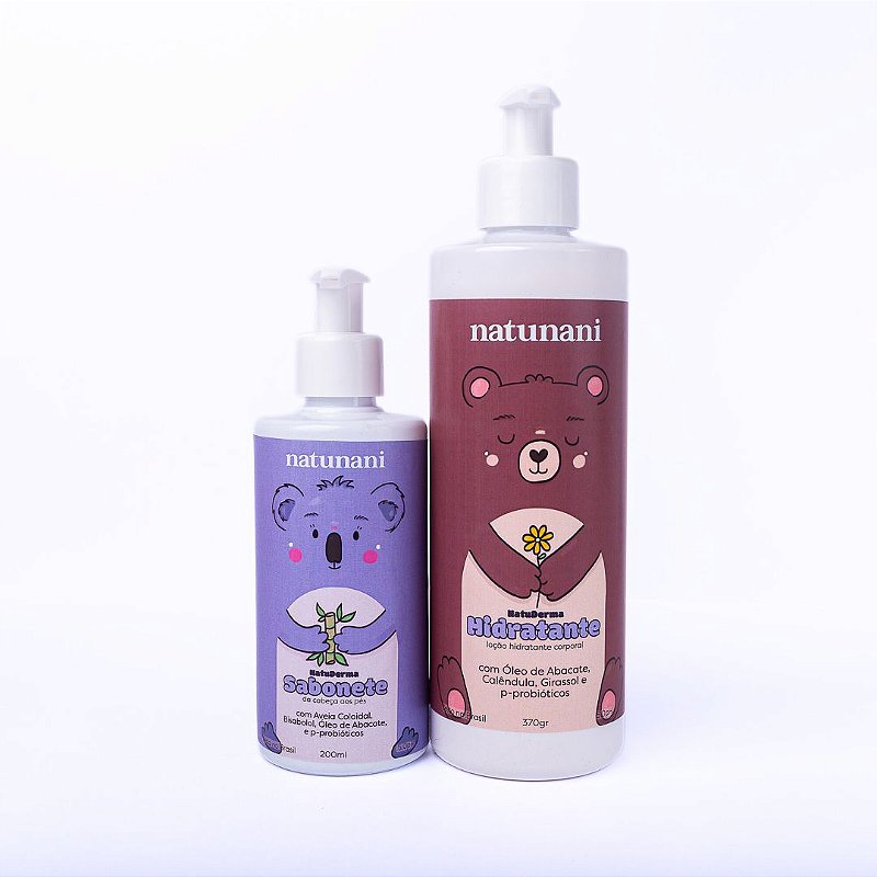 Kit Calma Natural - Loção Probiótica Hidratante 370gr + Sabonete Banho de Coala 200ml