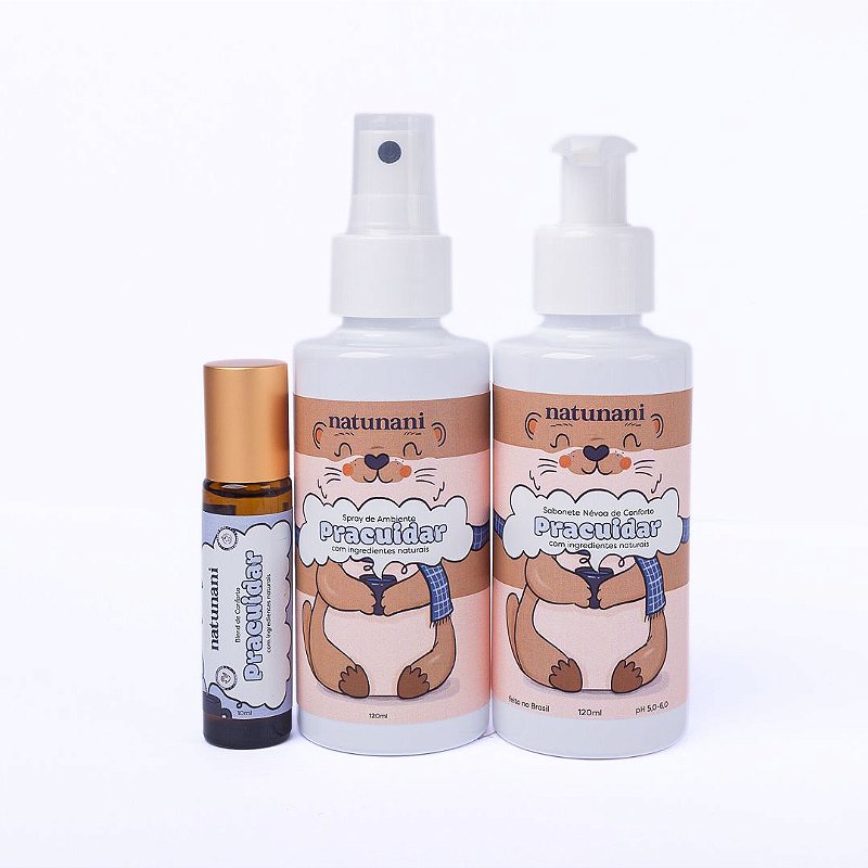 Kit Xô Gripe: Pracuidar Rollon + Sabonete + Spray Ambiente