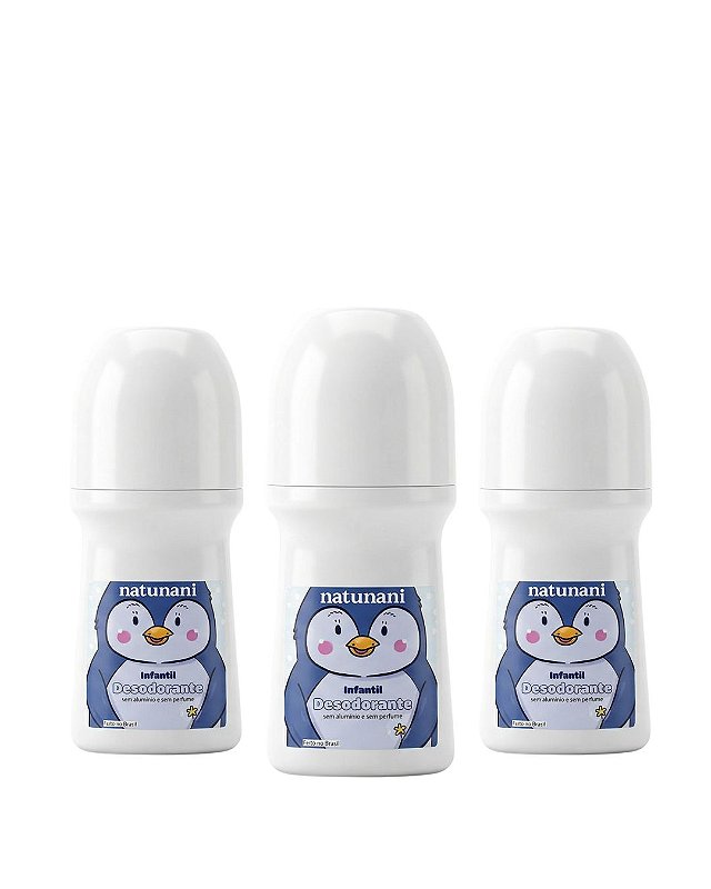 Trio Frescor Natural - 3 Desodorantes Naturais Roll-on