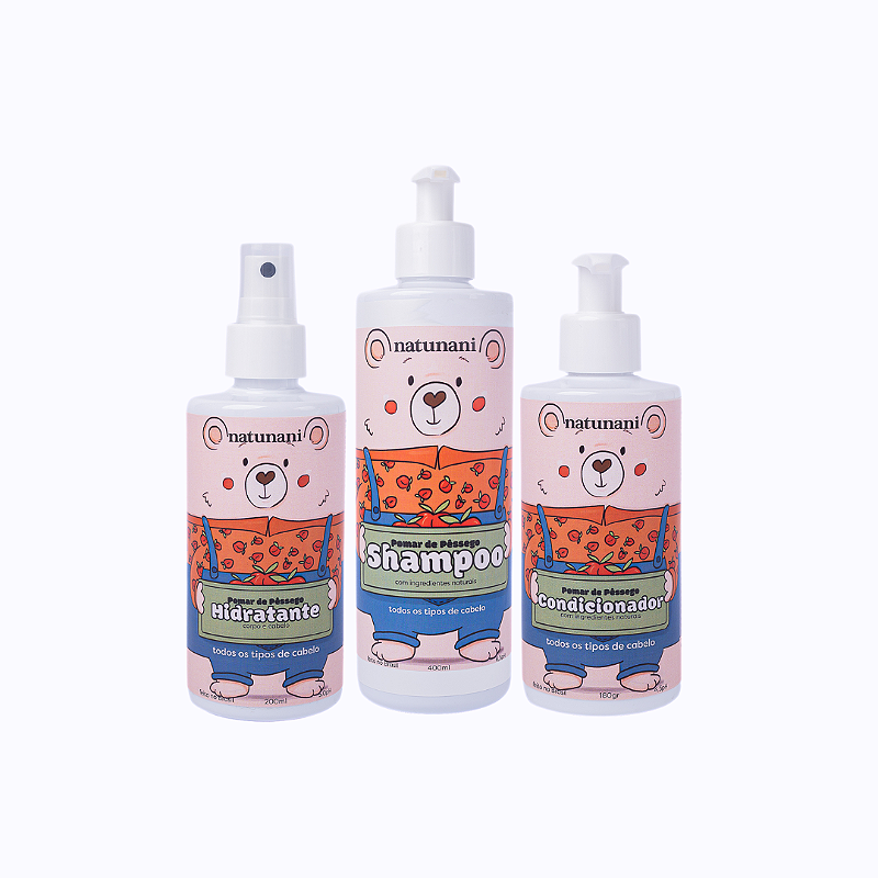 Kit Cuidado Diário: Shampoo + Condicionador + Hidratante Corpo e Cabelo