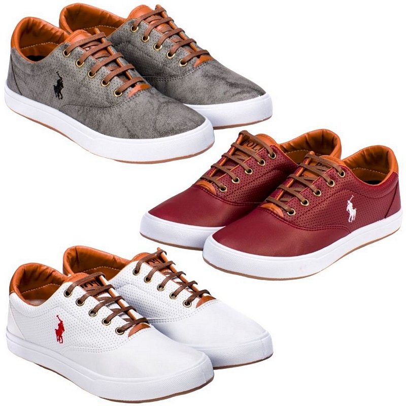 tenis polo masculino vinho