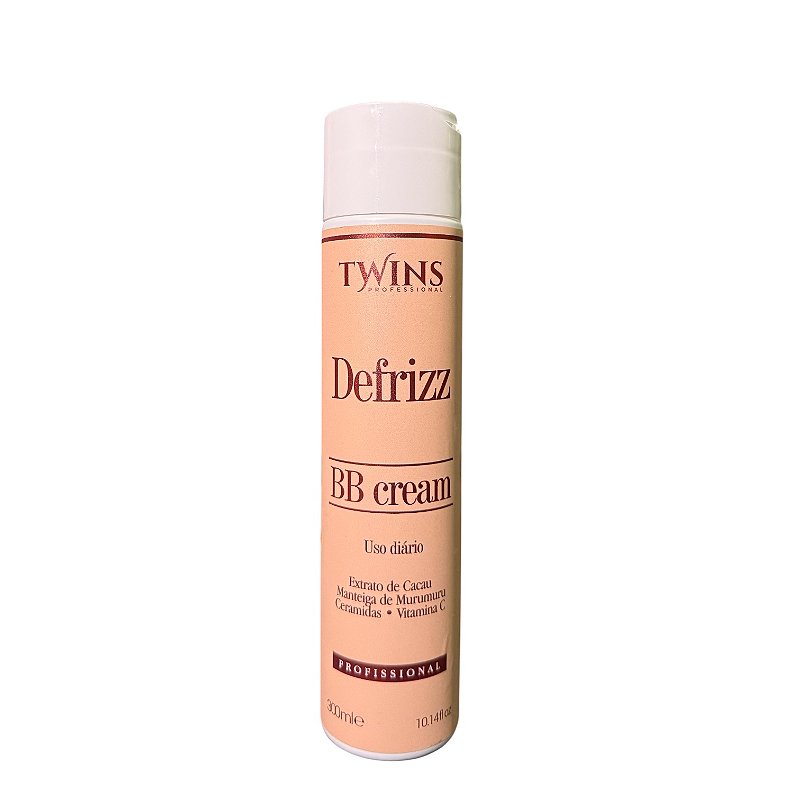 BB Cream Defrizz - Uso Diário - Com Proteção Térmica - Twins