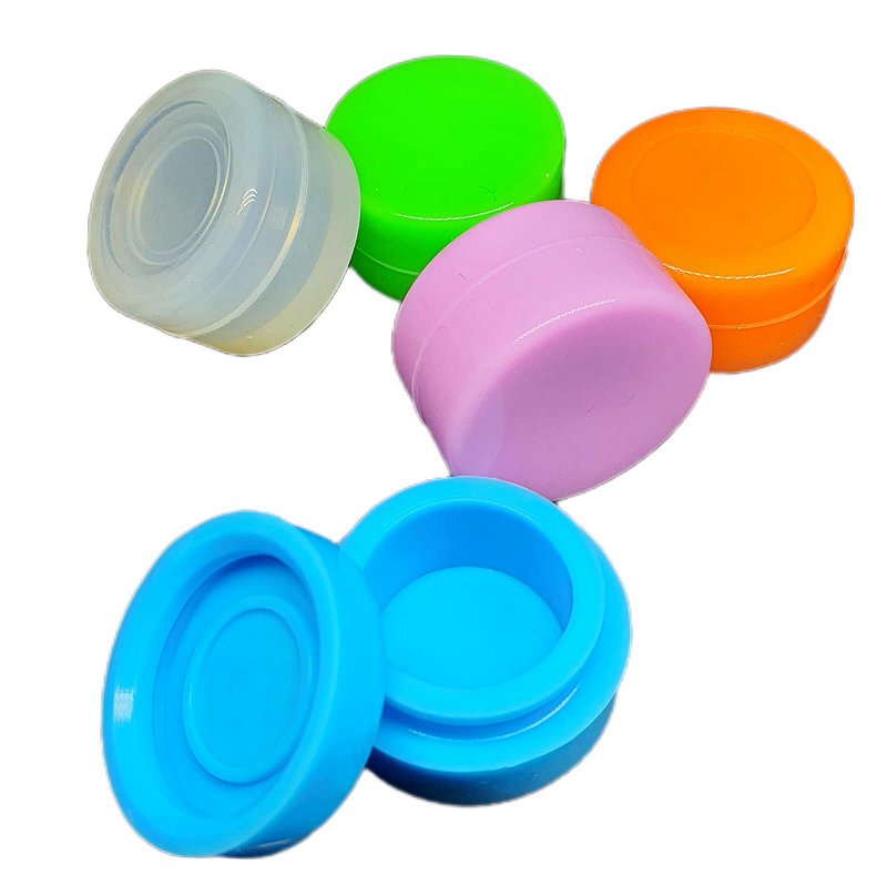 Container Silicone Colorido 5ml - Unidade - Adoromato Headshop & Tabacaria