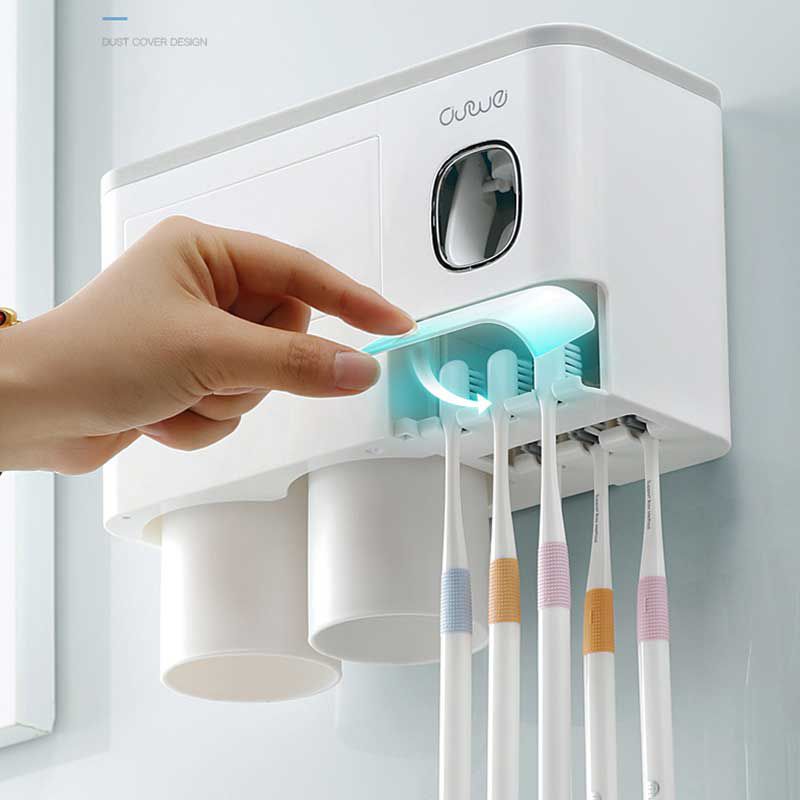 Dispenser Para Creme Dental Fácil Uso Ganhe Espaço