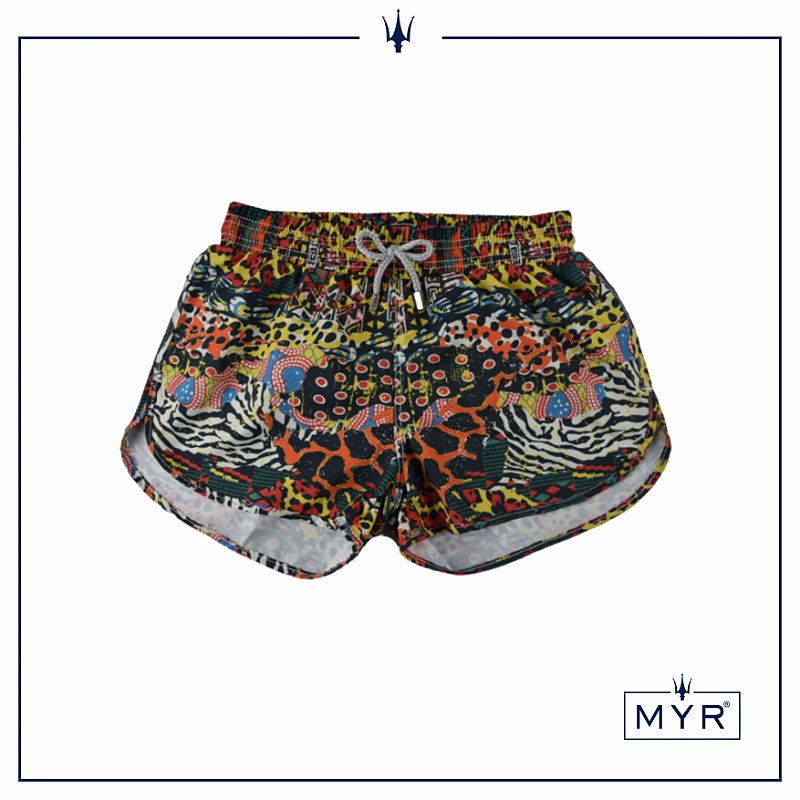 Short feminino - est. Safari animal print - MYROFICIAL