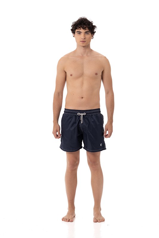 Short de praia masculino azul marinho - MYROFICIAL