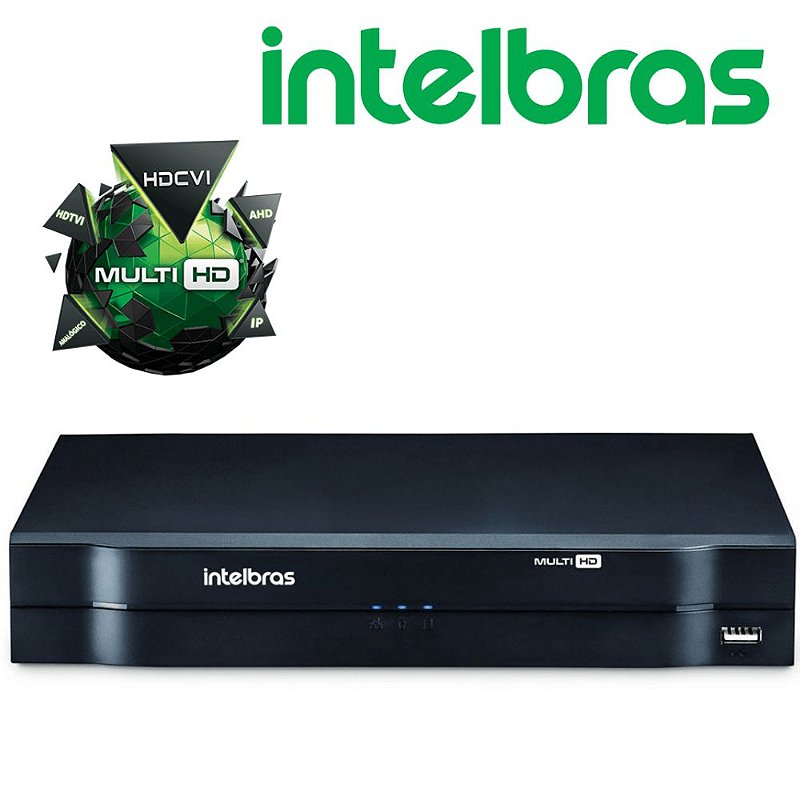 Dvr Gravador Digital de Imagem 8 Canais Intelbras MHDX 1108 SobralTech