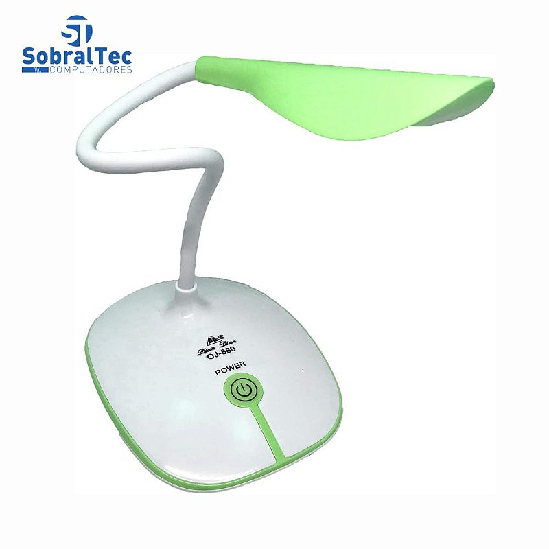 Luminária Touch Sem Fio Luz Led De Mesa Recarregável Articulavel Dian