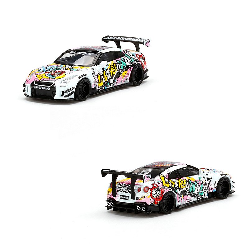 Usado) Miniatura Mini Gt 1:64 LB WORKS Nissan GT-R R35