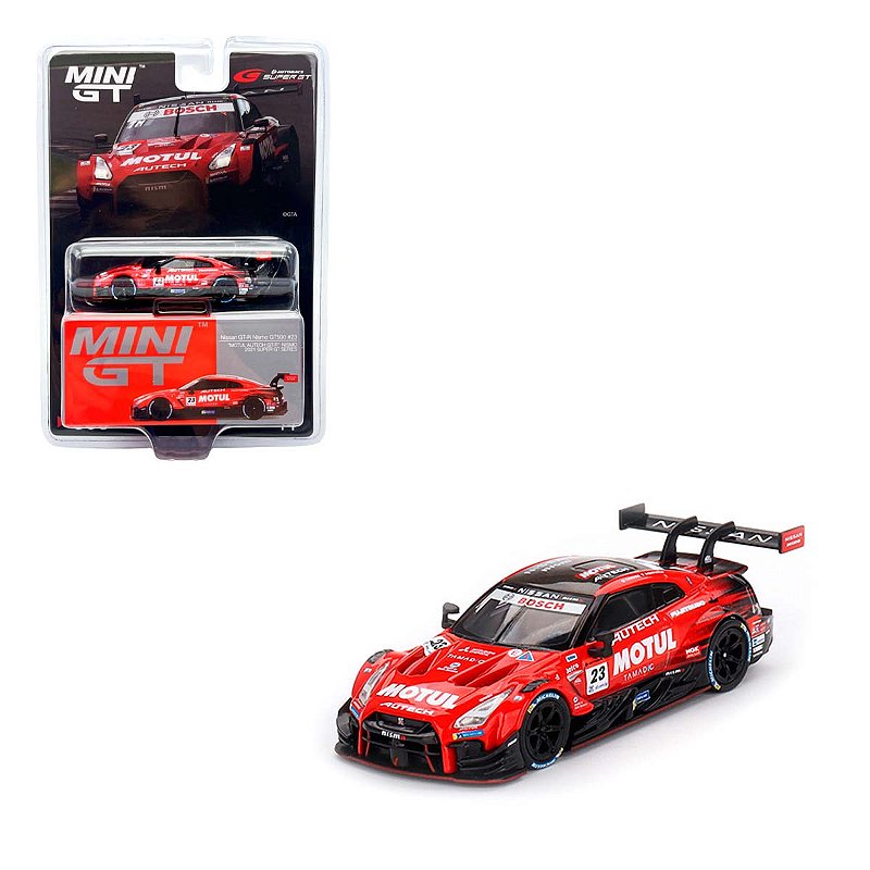 Miniatura Diecast Mini GT 1:64 Nissan GT-R Nismo GT500 #595 Miniatura Diecast Mini GT 1:64 Nissan GT-R Nismo GT500 #595