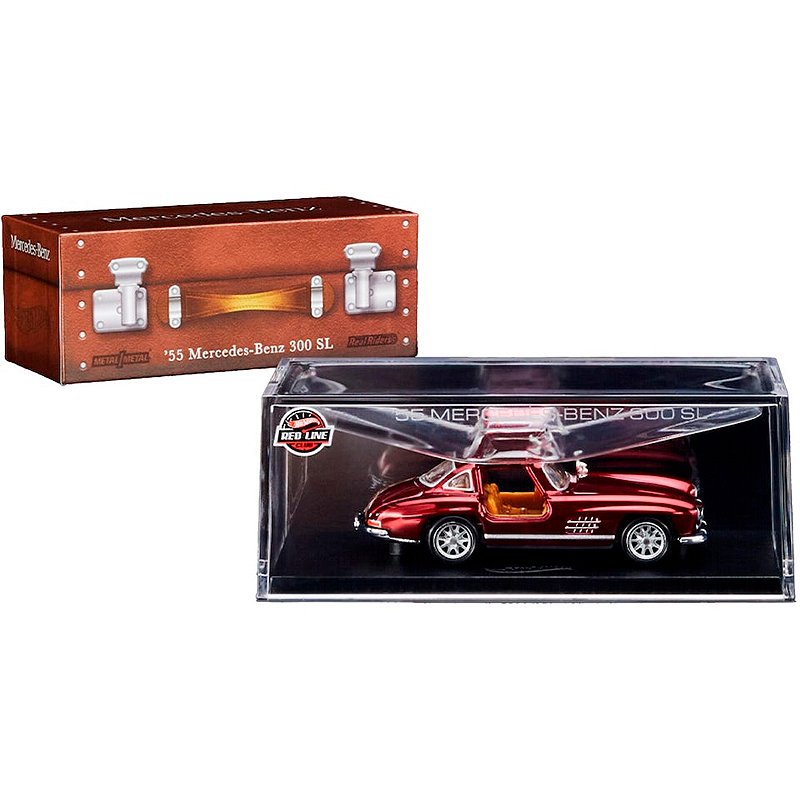 Masinuta de colectie Hot Wheels '55 Mercedes-Benz 300 SL, RLC - Red