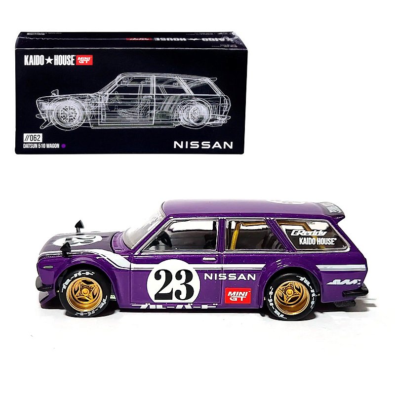 CHASE - Miniatura Kaido House x Mini GT 1:64 Datsun KAIDO 510