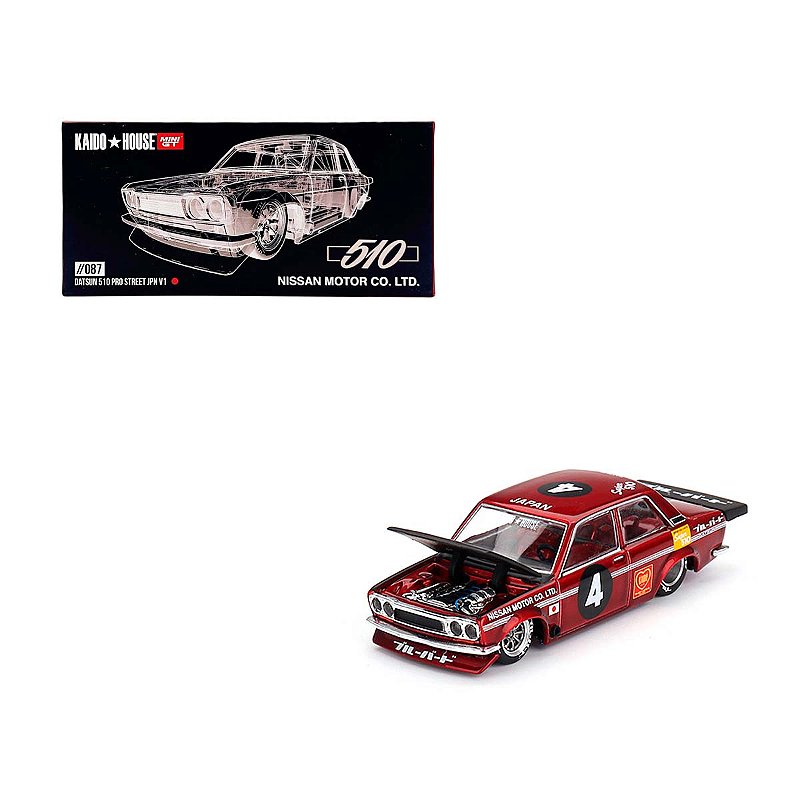 KAIDO HOUSE ミニカーセット 4台 Miniatura Diecast Kaido House x Mini GT 1:64 Datsun 510 #87