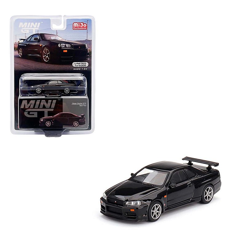 Miniatura Diecast Mini GT 1:64 Nissan Skyline GT-R (R34) #570