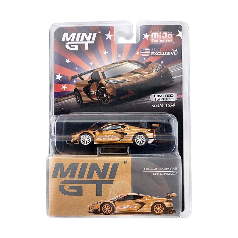 Miniatura Diecast CHASE - Mini GT 1:64 Chevy Corvette C8R #548