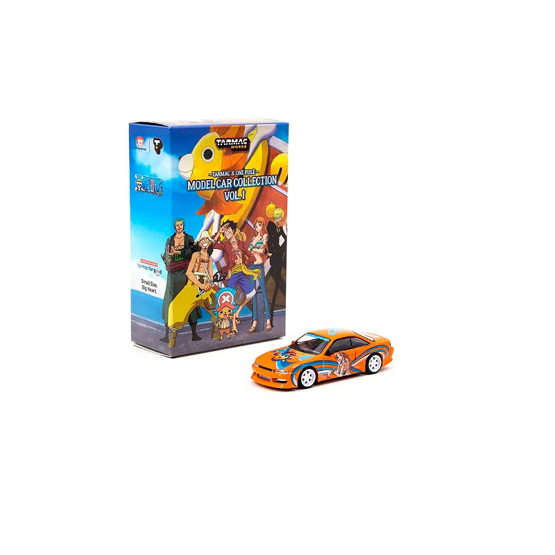 Miniatura Tarmac Works x One Piece Nissan Silvia S14 - Counting Minis