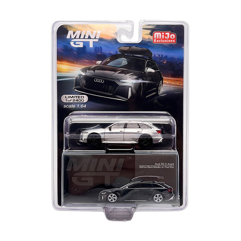 MINI GT ミニGT AUDI RS6 シルバー デジタル カモフラージュ 1/64