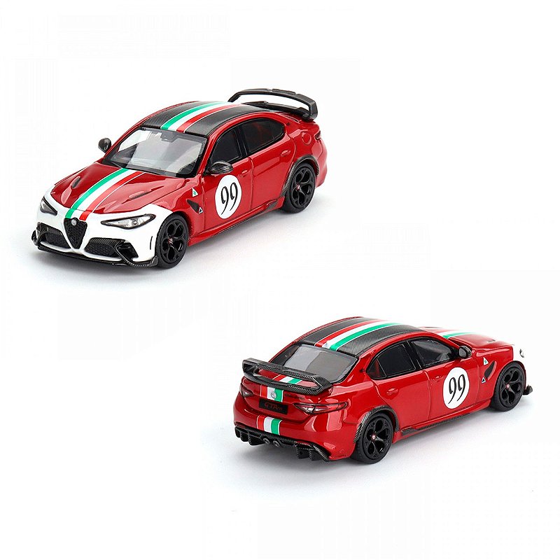 BBR 1/64 Alfa Romeo Giulia GTAm Diecast Model Car – Premium Metal Collectible In Verde Montreal Green