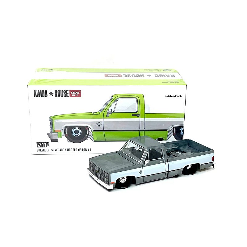 MINIGT 街道ハウス　CHEVY SILVERADO　チェイス Mini GT Kaido House Chevy Silverado Azul CHASE #99 – MgMinis Diecast