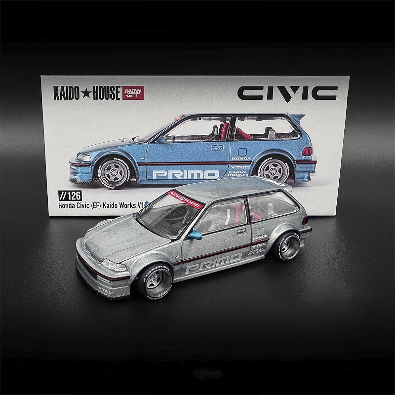 CHASE Kaido House 1:64 Honda Civic (EF) Kaido - Counting Minis