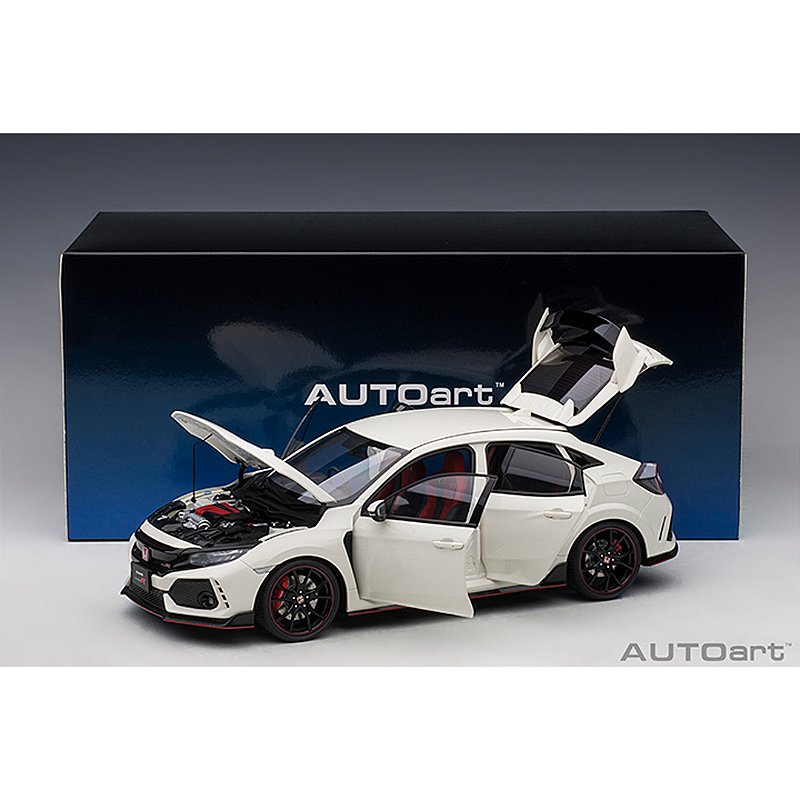 LEIA** Miniatura Auto Art 1:18 - Honda Civic Type R (FK8