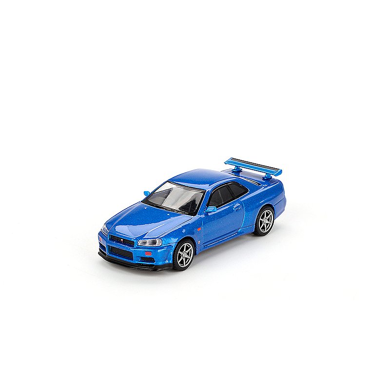 超レア MiniGT Nissan Skyline R34 Mini GT 1:64 Nissan Skyline GT-R (R34) V-Spec II Nür - Counting Minis