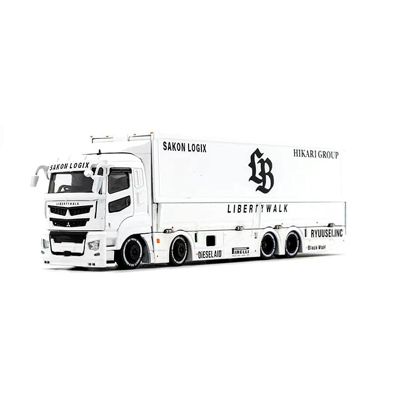 GCD 1:64 Mitsubishi Fuso Super Great Transport LBWK - Counting Minis