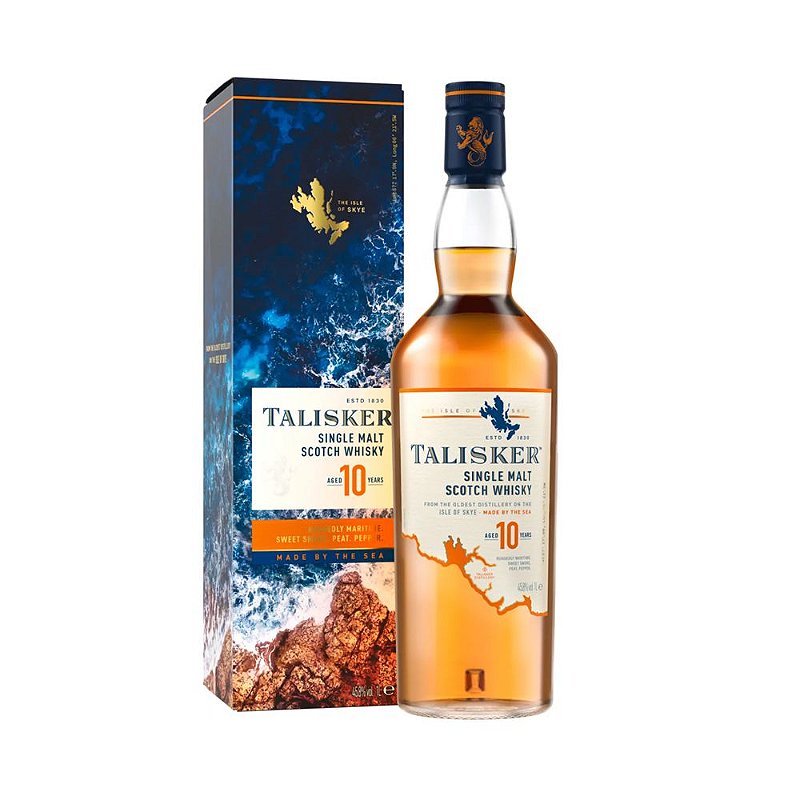 Talisker 10年、Nikkaウイスキーセット Whisky Talisker 10 Anos 750ml - Família Scopel Delivery