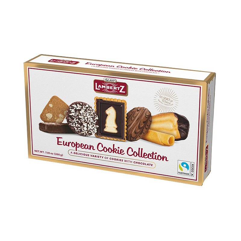 Biscoitos Lambertz European Cookie Collection 200g Família Scopel