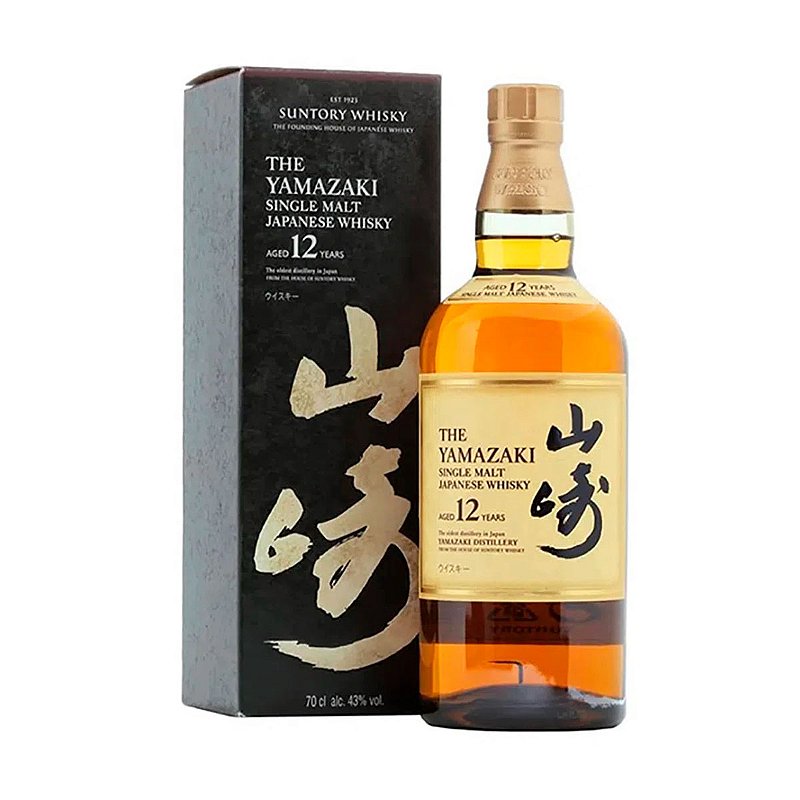 Whisky Japones The Yamazaki Single Malt 12 Anos 700ml - Família